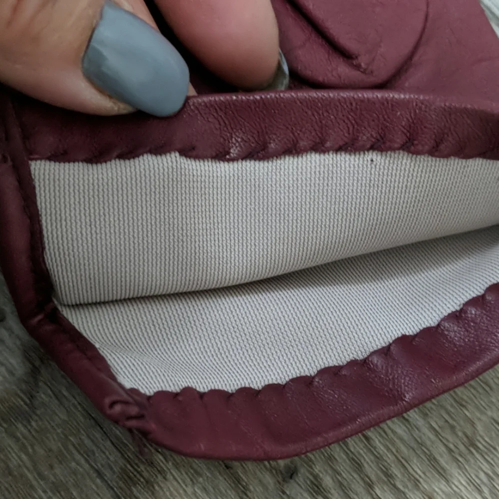 VINTAGE Faux Leather Ladies Gloves